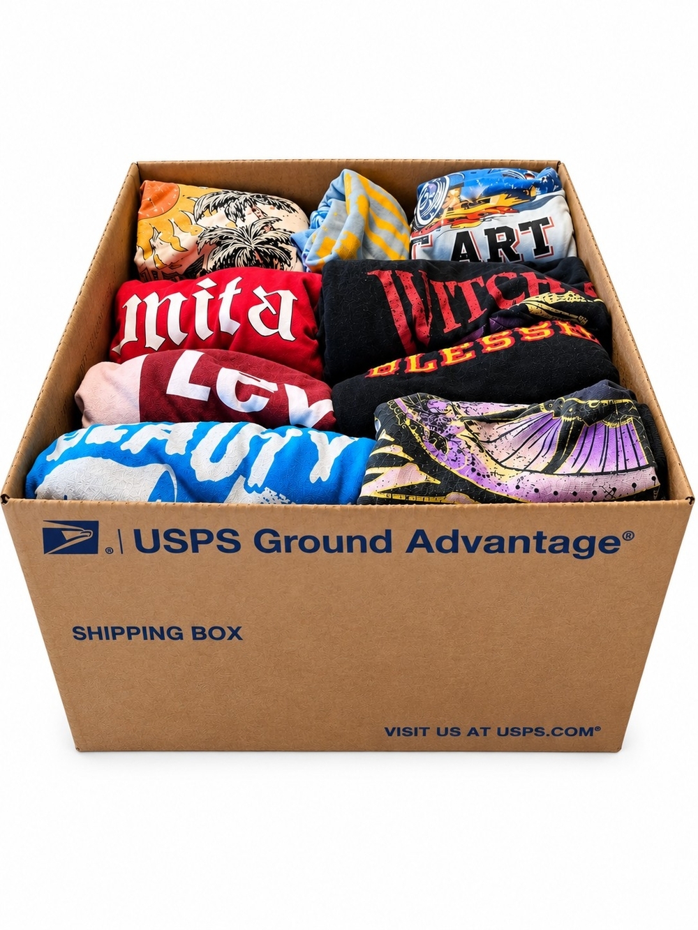 Assorted Graphic Tees Multicolor